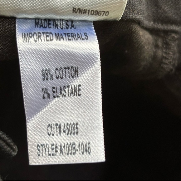 AGOLDE Exposed Zipper High Rise Jeans Black Size 24 - Picture 7 of 7